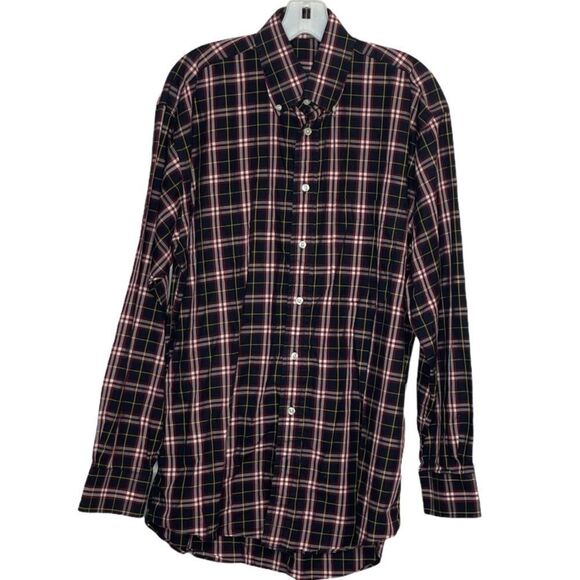 Burberry London Plaid Dress‎ Shirt - Picture 1 of 6
